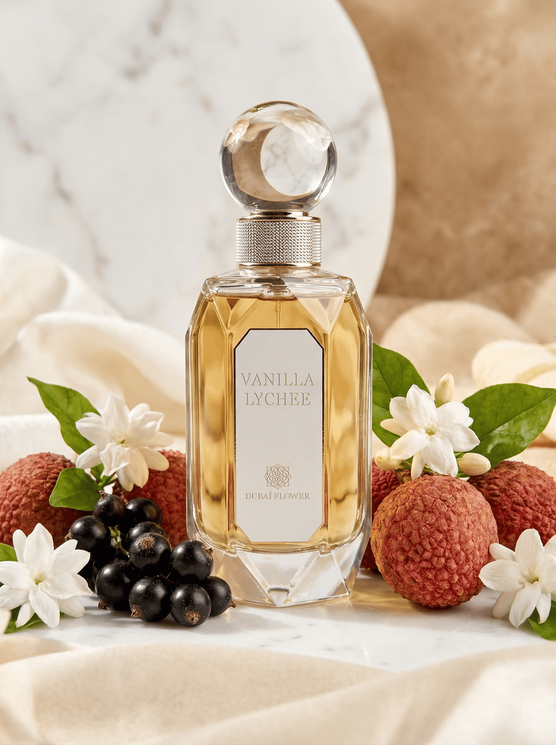 Parfum Dubai Flowers - Vanille Lynchee - 80 ml